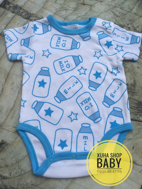 BODYSUIT NGẮN BÒ SỮA 3-9kg | BigBuy360 - bigbuy360.vn
