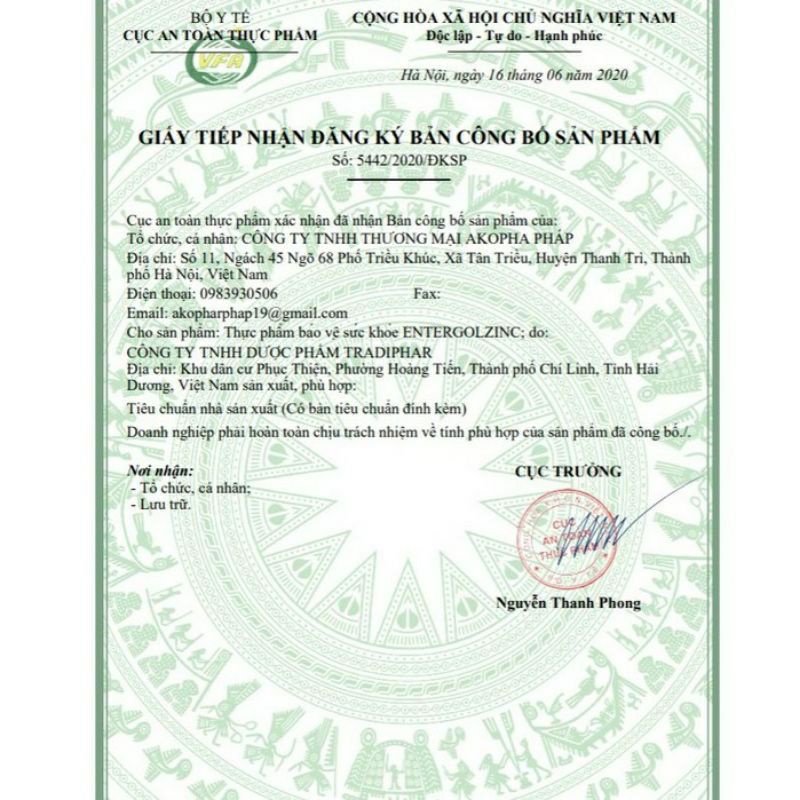 Men vi sinh Entergolzinc -Bổ sung kẽm và lợi khuẩn ,cân bằng hệ vi sinh đường ruột - dùng cho cả trẻ sơ sinh