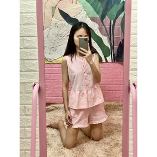 Bộ ngủ Pyjamas đũi sát nách