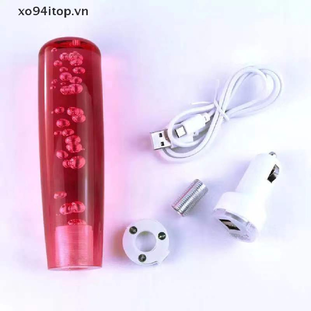 Cần Sang Số Xe Hơi Hình Bong Bóng Có Đèn LED 10 / 15 / 20CM