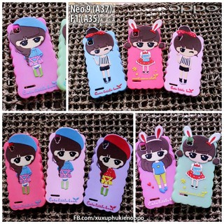 Ốp Chibi nhựa dẻo cho OPPO Neo 9, F1 (A35)