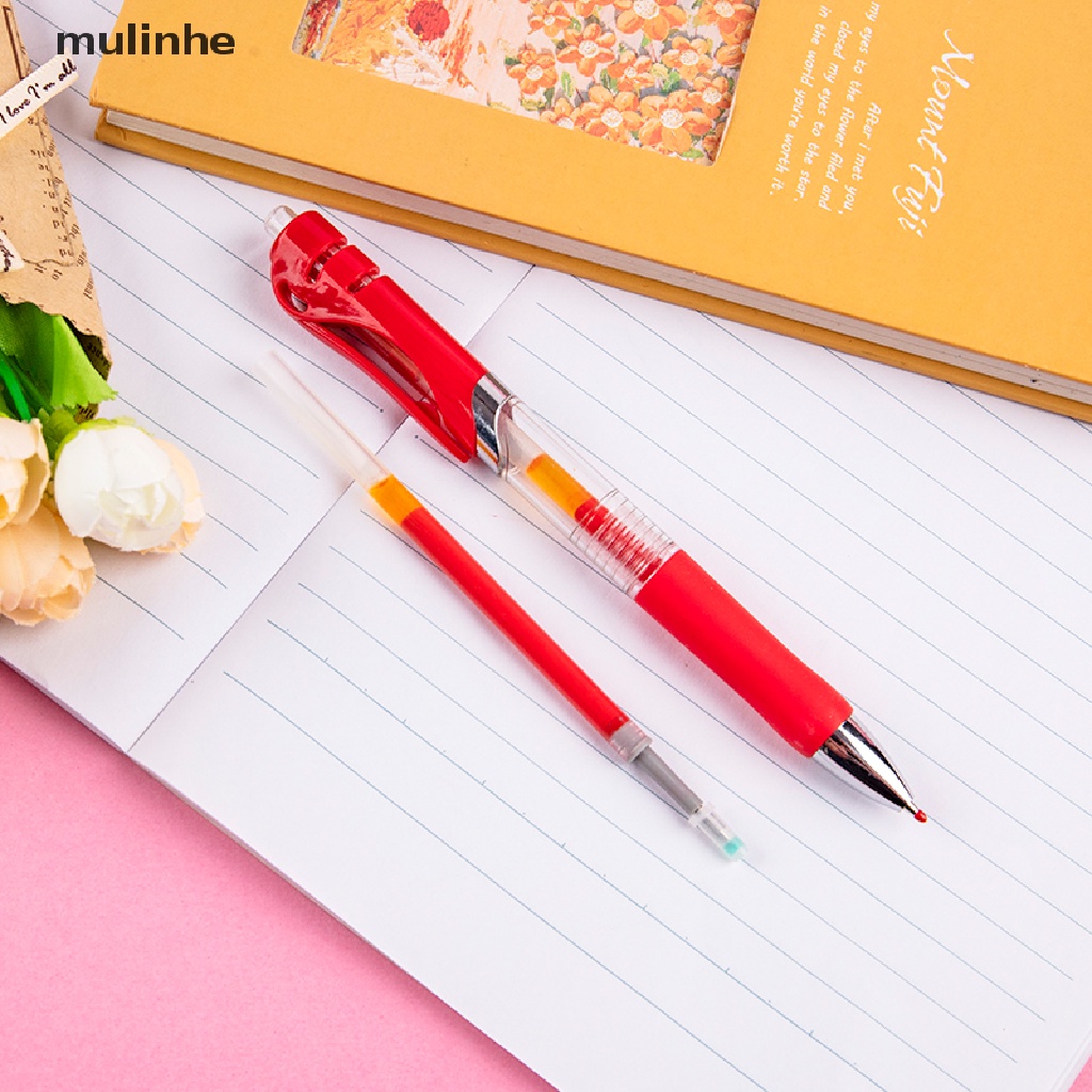 Set 1 Bút Bi + 10 Ruột / 50 Ruột Thay Thế mulinhe Chất Lượng Cao