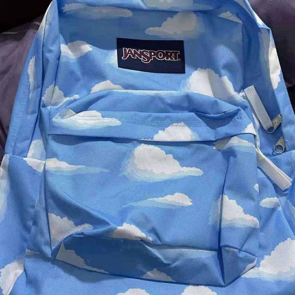 JANSPORT Ba Lô Thể Thao Họa Tiết Da Báo Cá Tính Cho Nữ