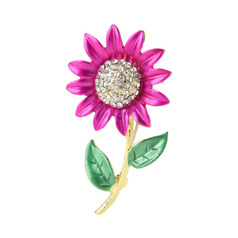 Ghim cài áo hình hoa hướng dương chất lượng cao