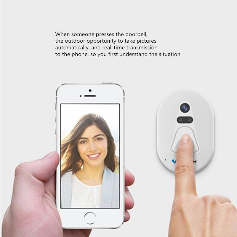 Chuông cửa không dây VSTARCAM D1 , có camera kết nối điện thoại chống trộm , chuông báo khách