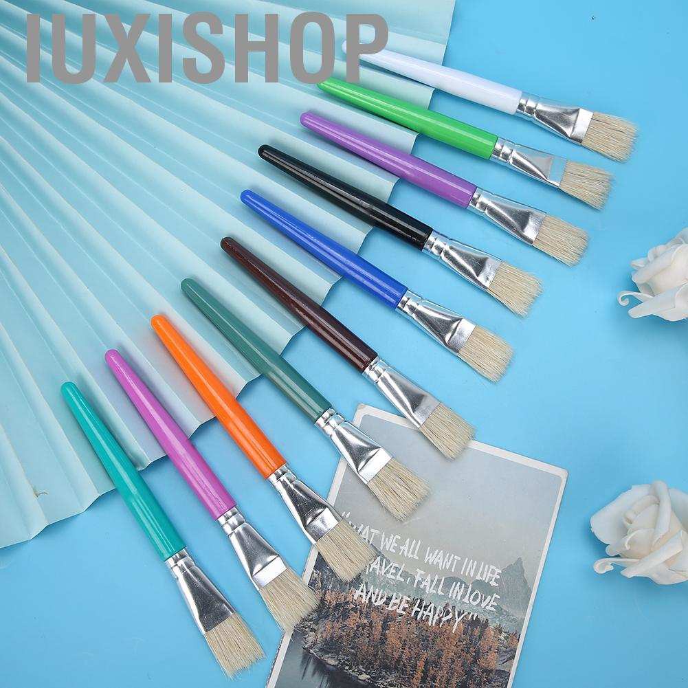 Bộ 10 Cọ Vẽ Màu Nước Cho Học Sinh
