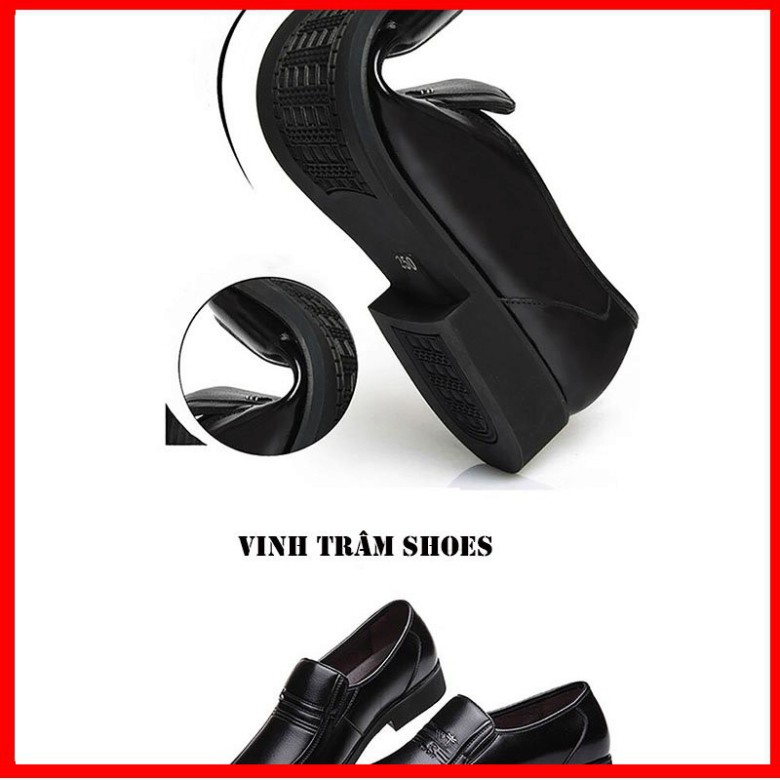 [ FREE SHIP ] Giày nam trung niên ❤️ da bò xịn thích hợp cho người trung tuổi, giày da mềm đế kếp siêu bền và chắc chân.