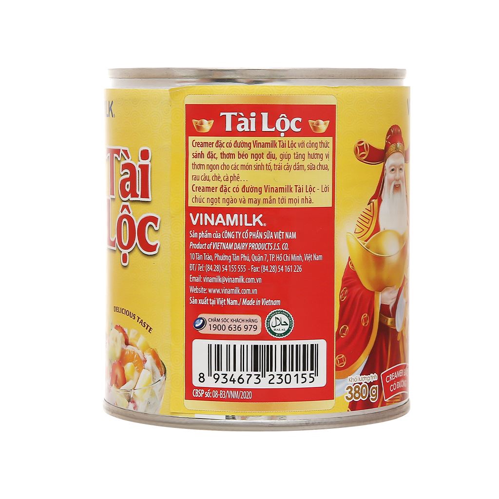 Sữa Đặc Vinamilk Tài Lộc Lon 380g