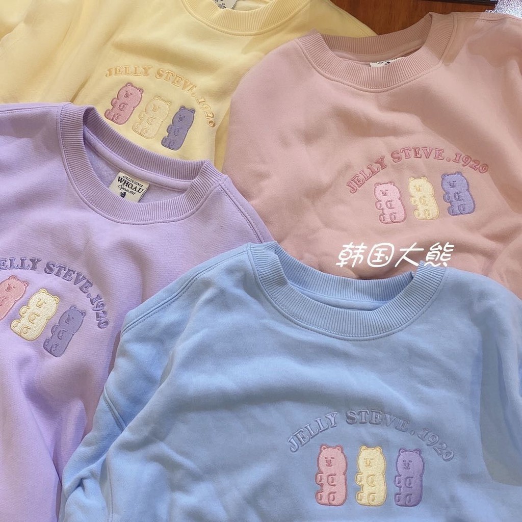 ÁO HOODIE THÊU 3 CHÚ GẤU FULL MÀU XINH XẮN NHÀ NA