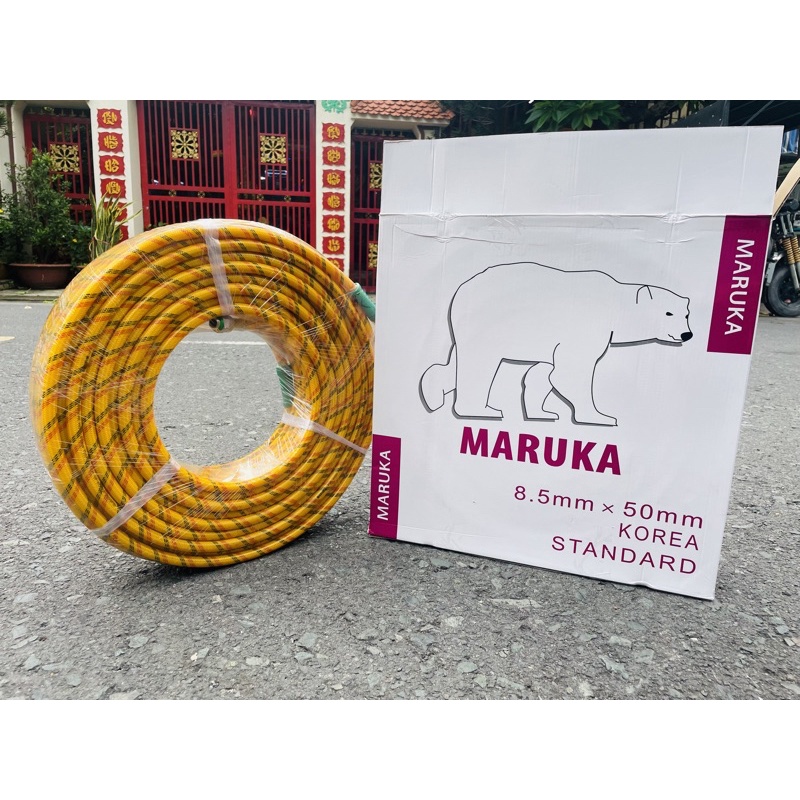 Ống xịt thuốc sâu, dây phun thuốc sâu áp lực cao hiệu MARUKA 8.5mm x 50m|  Công nghệ KOREA | Bảo hành 12 tháng