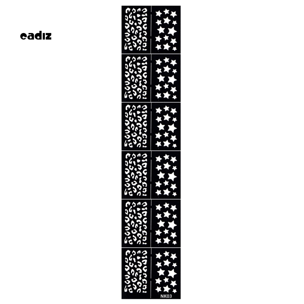 Khuôn In Họa Tiết Trang Trí Móng Tay Nghệ Thuật