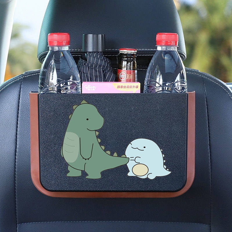 Túi đựng đồ/ rác treo ghế phía sau ô tô có thể gập lại có thể thu vào tiện lợi