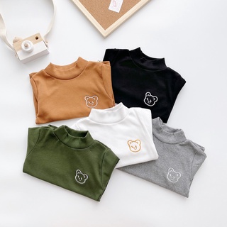 ÁO CỔ 3 PHÂN THÊU GẤU CỰC HOT