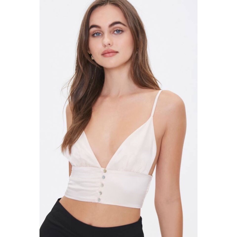 Bralette satin F21 xuất xịn