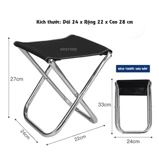 Ghế gấp du lịch dã ngoại câu cá mini