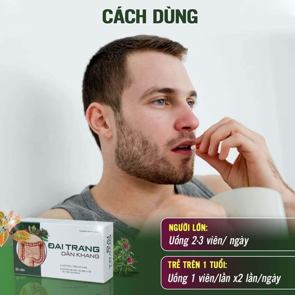 Đại Tràng Dân Khang - Hộp 30 Viên - Hỗ Trợ Giảm Triệu Chứng Viêm Đại Tràng &amp; Rối Loạn Tiêu Hóa