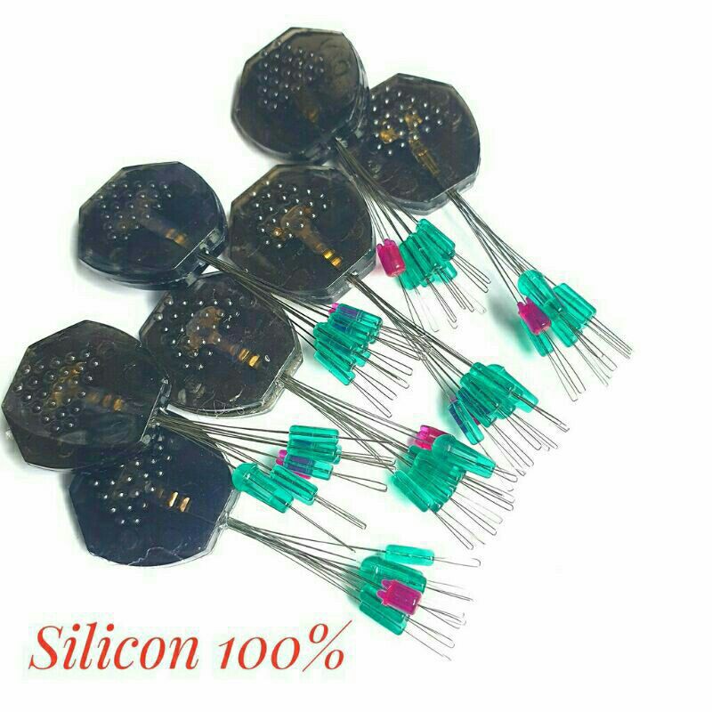 Bộ 10 Hạt chặn silicon cao cấp chuyên câu Đài -giá rẻ-
