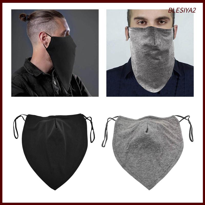 Set 2 Khẩu Trang Che Râu Chống Gió Bảo Vệ Cho Nam Giới