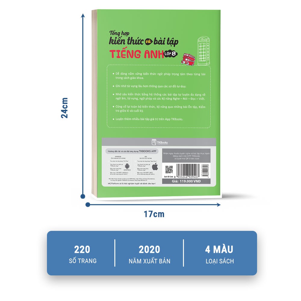 Sách - Tổng Hợp Kiến Thức Và Bài Tập Tiếng Anh - Lớp 8