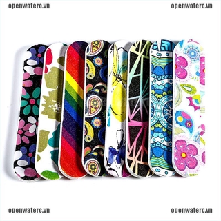 1 Dũa Móng Tay 2 Mặt Dạng Khối Cát Đầy Màu Sắc