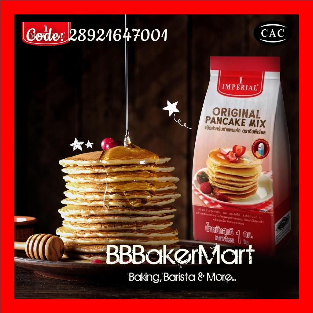 Bột trộn sẵn bánh rán PANCAKE Doreamon Thái Lan hiệu IMPERIAL - Gói 1kg