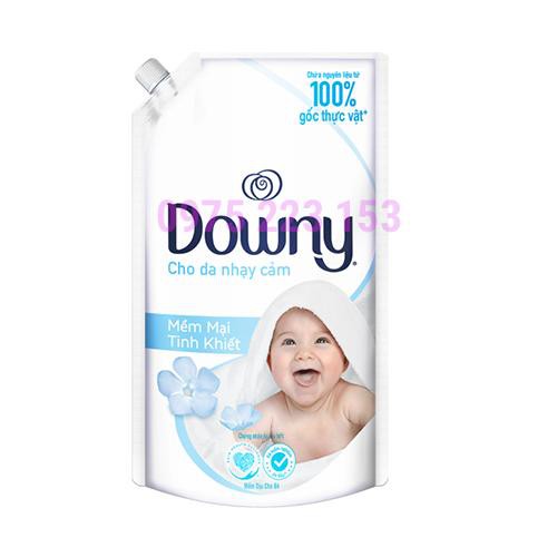 Nước xả Downy nhạy cảm mềm mại tinh khiết túi 1,6L