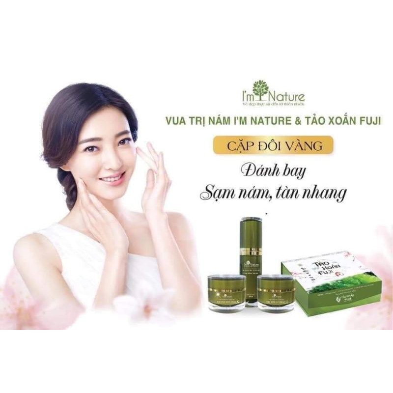 [HÀNG CHÍNH HÃNG ]BỘ 3 SẢN PHẨM LÀM ĐẸP TRỊ NÁM I'M NATURE