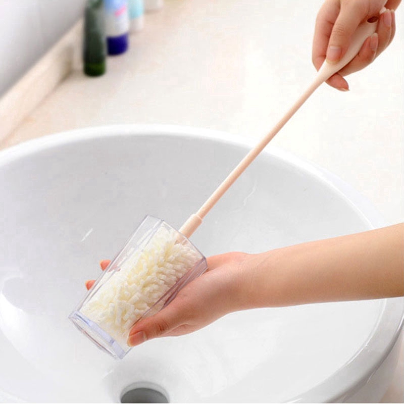 Cọ vệ sinh bình uống nước tay cầm dài thiết kế tiện lợi dễ dùng