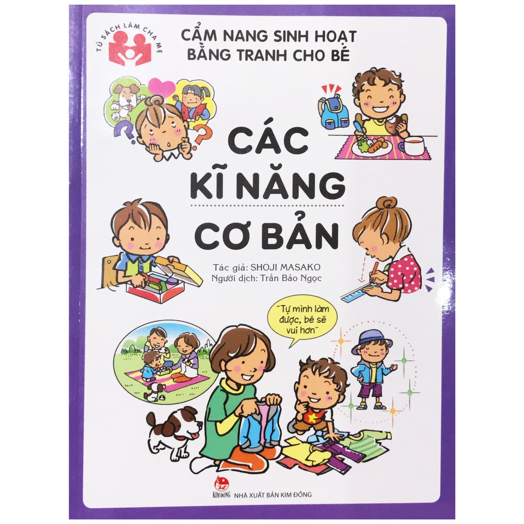 Sách - Cẩm nang sinh hoạt bằng tranh cho bé - Các kĩ năng cơ bản