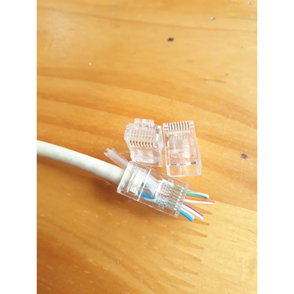 100 Hạt mạng xuyên thấu cat5 cat6 loại đặc biệt.