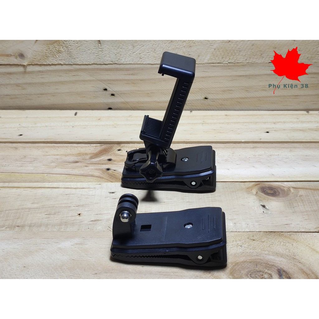 C Kẹp ba lô 360 độ cho gopro, sjcam - Phụ kiện đa năng nhất 45 12