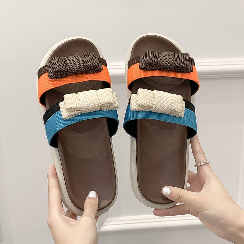 Oeggeo shop Dép Đế Dày Dệt Thoi Đơn Giản Cho Nữ Cửa Hàng Oegeo
