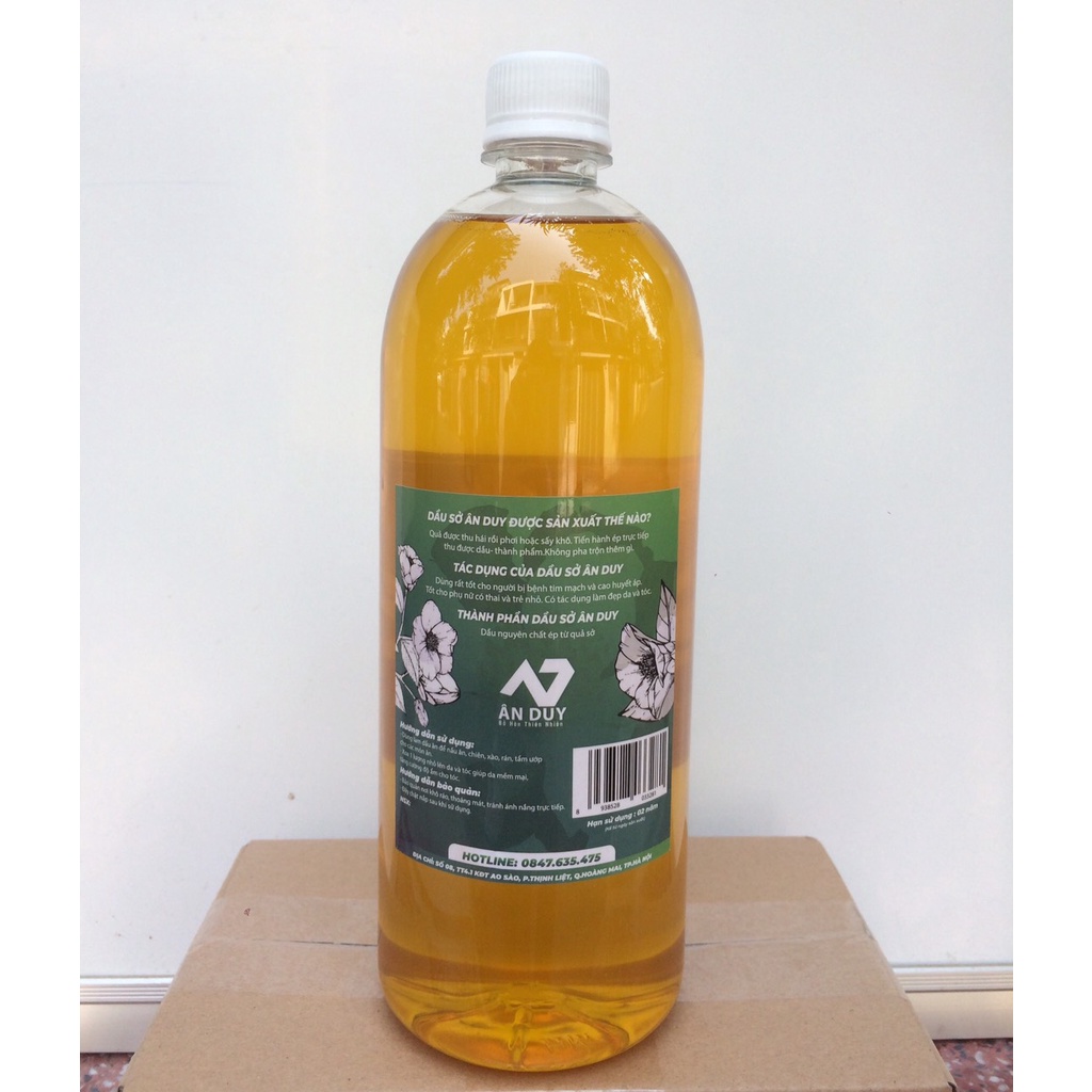 DẦU SỞ NGUYÊN CHẤT 1000ML