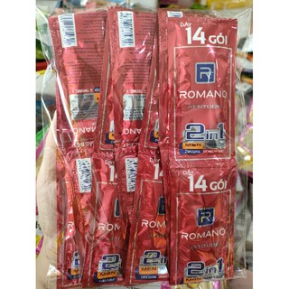14 gói tắm gội 2in1 Romano