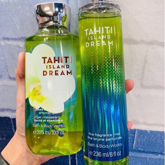 [𝗕𝗜𝗚𝗦𝗔𝗟𝗘] Tahiti Island Dream - Xịt Thơm Mịn Da Lưu Hương Toàn Thân Bath & Body Works - Mẫu Thử 30ml/50ml