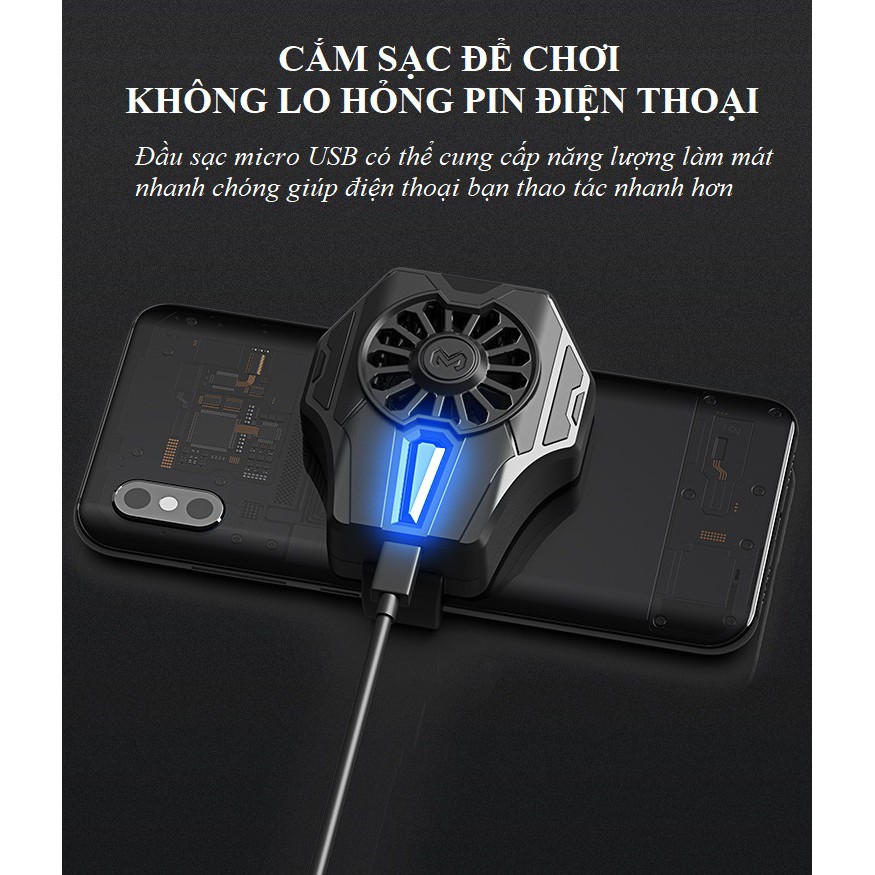 Quạt Tản Nhiệt ❤️FREESHIP❤️ Quạt Tàn Nhiệt Gaming Sò Lạnh Siêu Mát DL01