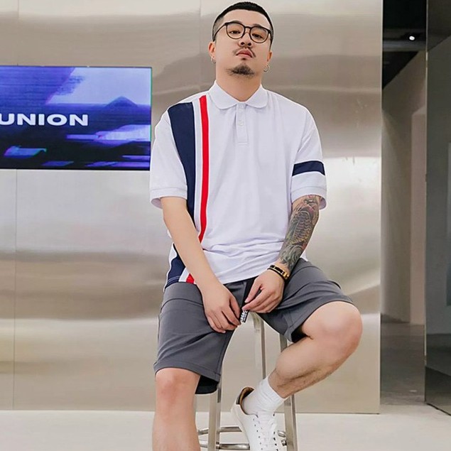 Áo Polo Nam, Áo Phông Nam Có Cổ Phối Kẻ Sọc Thời Thượng Chất Liệu Vải Cá Sấu Cao Cấp - AC114 - Shopmens | BigBuy360 - bigbuy360.vn