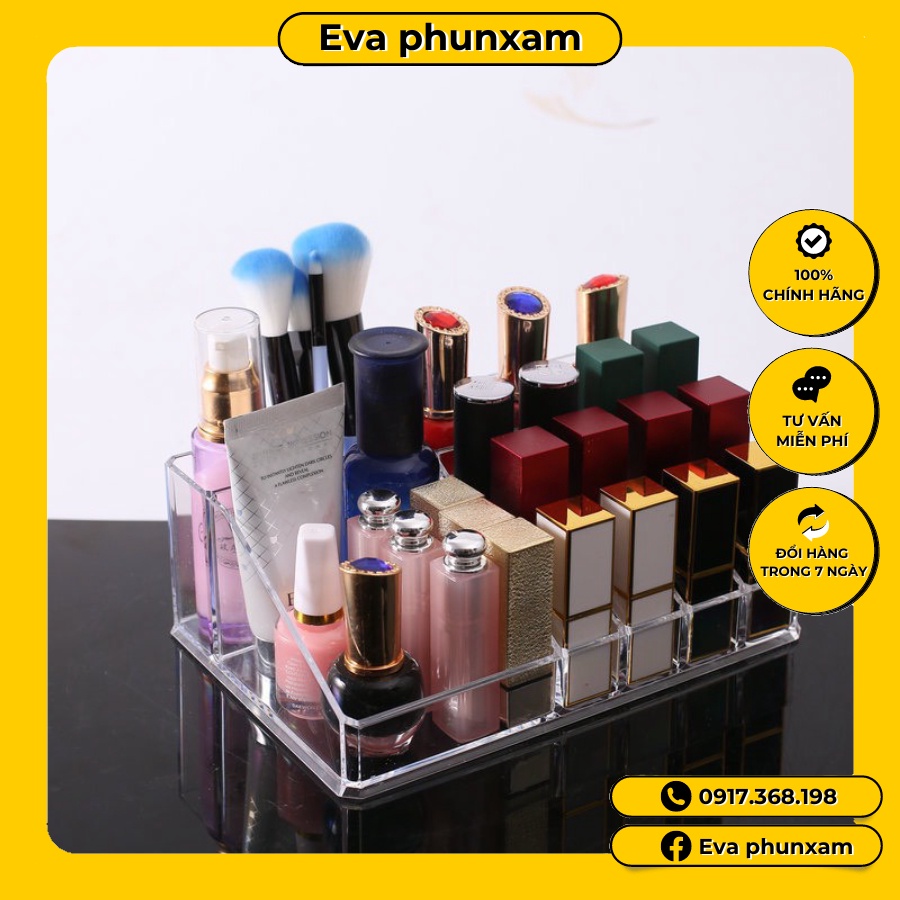 Khay Son Trong Suốt / Kệ Mỹ Phẩm Trong Suốt .Khay Son Meka
