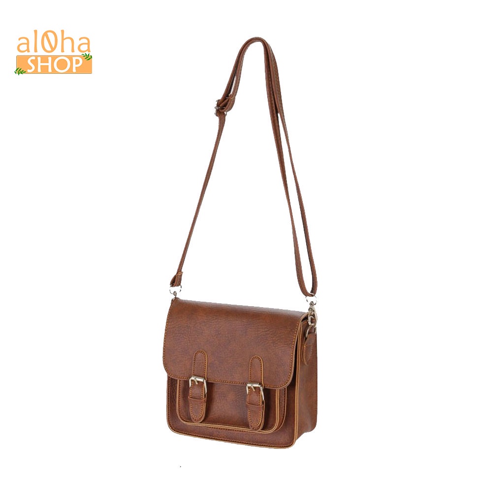 Túi đeo chéo, đeo vai da cao cấp T0128 Ulzzang chống thấm nước, bền bỉ - al0ha Shop