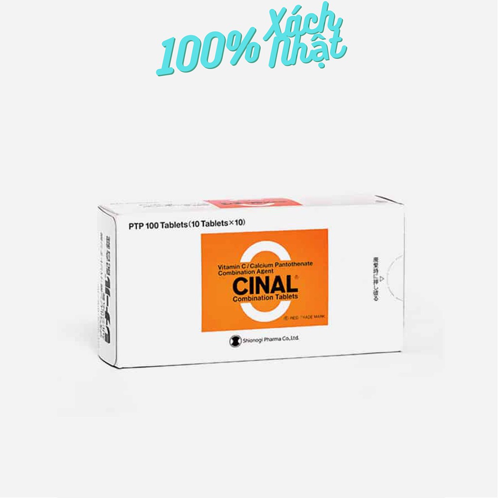 Viên uống Vitamin C Cinal nội địa Nhật Bản
