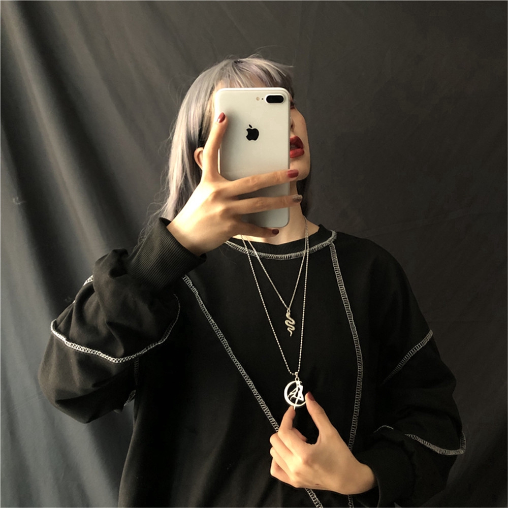 Dây Chuyền Hình Rắn Phong Cách Retro Cá Tính