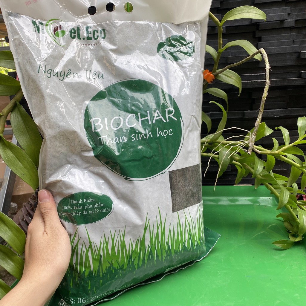 {Freeship}Biochar- Than Sinh Học #Giá_Thể_Trồng_Hoa #Đất_Trồng_Cây