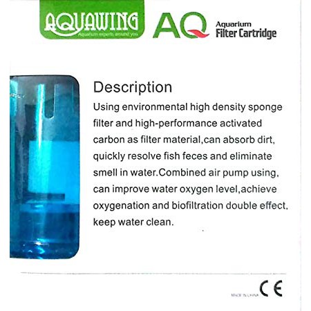 Lọc Vi Sinh Sủi Có Sỏi Và Bông Lọc AQ25F (Hàng Công Ty)