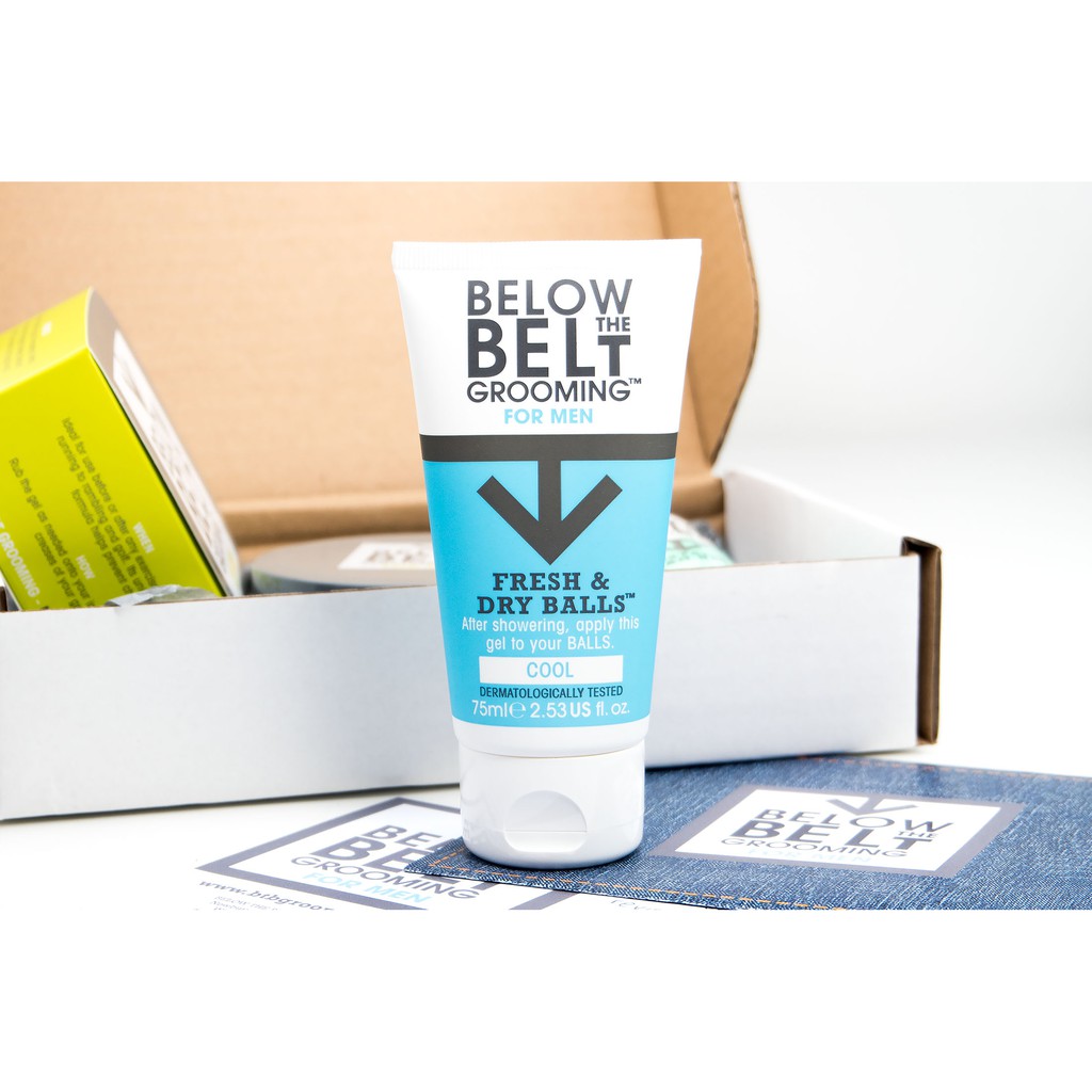 Kem Dưỡng Phụ Khoa cho Nam Below The Belt Grooming For Men Fresh &amp; Dry Balls