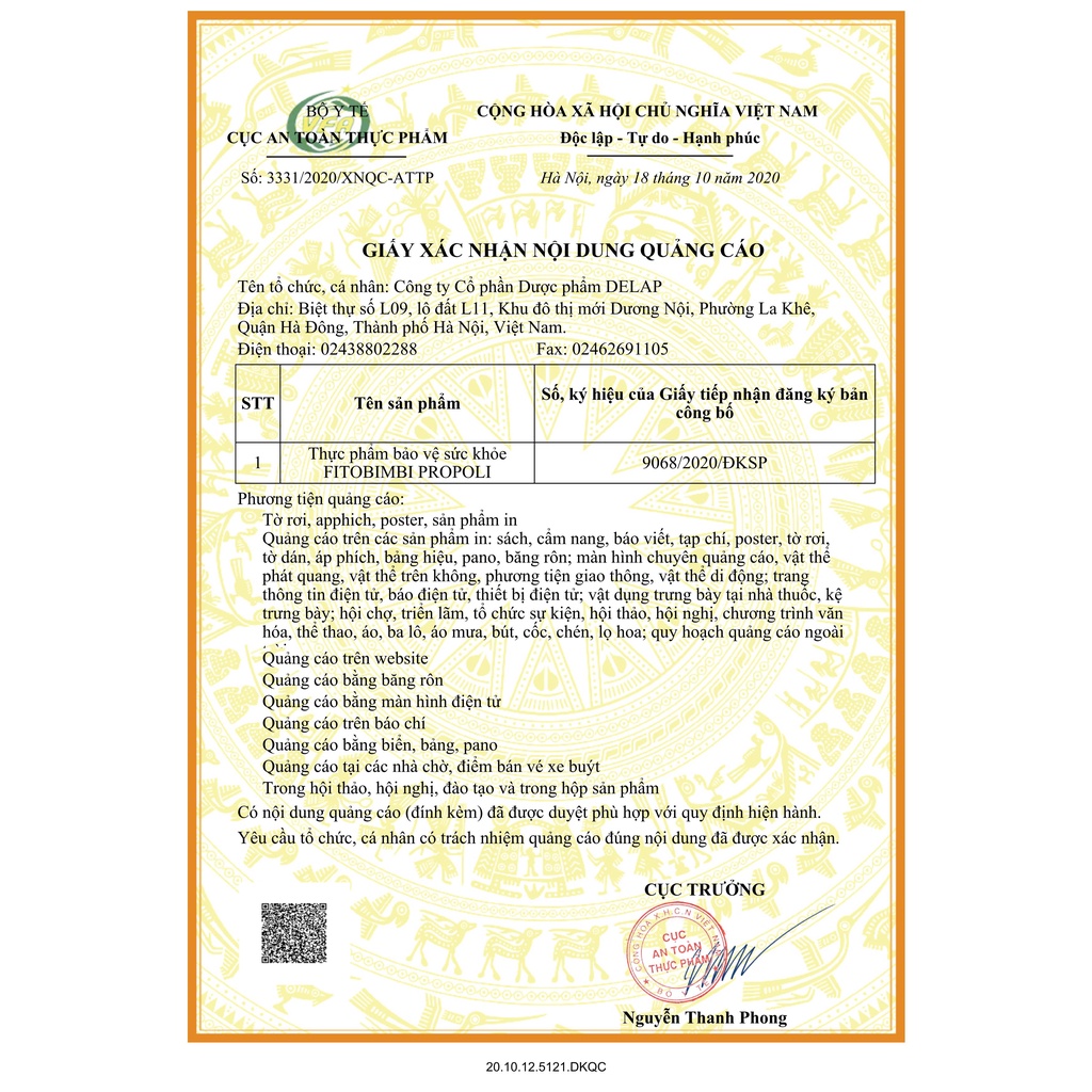 [Chính hãng] [Italy] Fitobimbi Propoli - Hỗ trợ giảm đau họng, ho do viêm họng trong các trường hợp cảm lạnh - 200mL