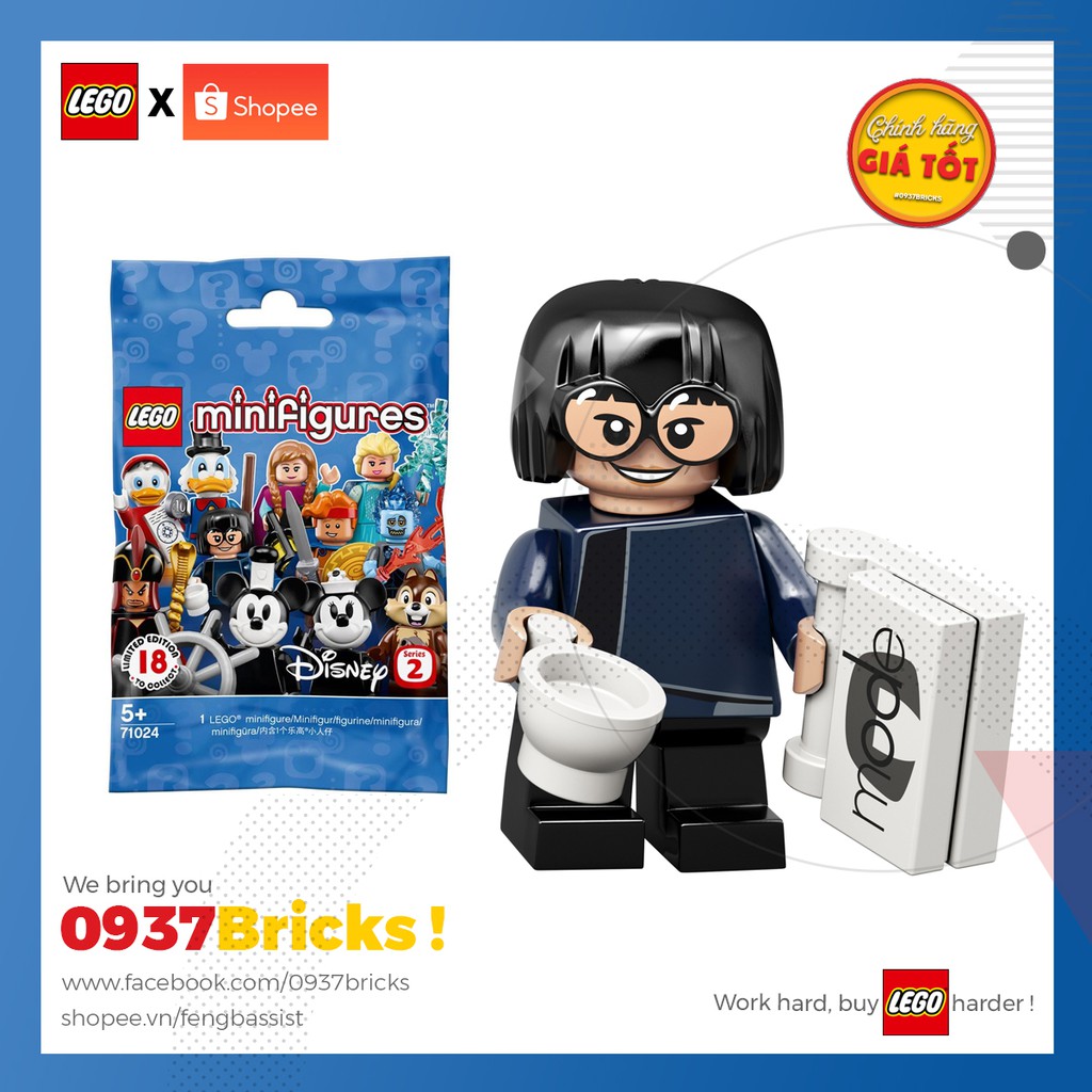 [HÀNG CÓ SẴN] LEGO Minifigure Disney series 2 mã 71024 - Nhân vật số 17 Cô nàng Edna Mode