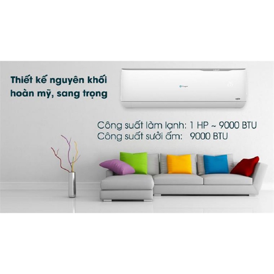 Điều hòa 2 chiều Inverter 9000BTU Casper GH-09TL32 - Miễn phí công lắp đặt