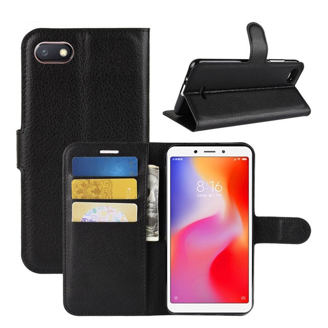 Case Xiaomi Redmi Note 12 11 11S 9A 9C 8A Go 3X 4A 4X 4 5 5A S2 S3 6 6A 7 K20 K30 Pro Y1 Y3 Lite Plus Pro Ốp lưng da mềm Filp Leather Phone Case