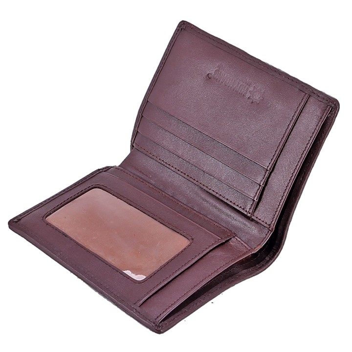 Ví nam da cá sấu kiểu đứng gai lưng màu nâu đỏ, đen, nâu đất, vàng bò HP2255-2256-2703-2710