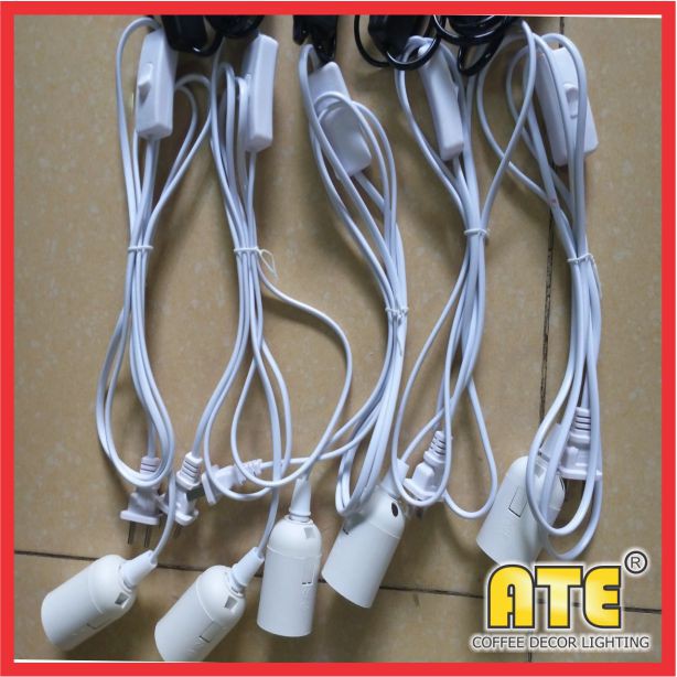 Phụ kiện trang trí đui đèn E27 - DÂY ĐIỆN CÓ PHÍCH CẮM & CÔNG TẮC - MSP: ATE-623 | BigBuy360 - bigbuy360.vn